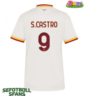 AS Roma Santiago Castro #9 Bortatröja Kvinnor 2026-27 Kortärmad